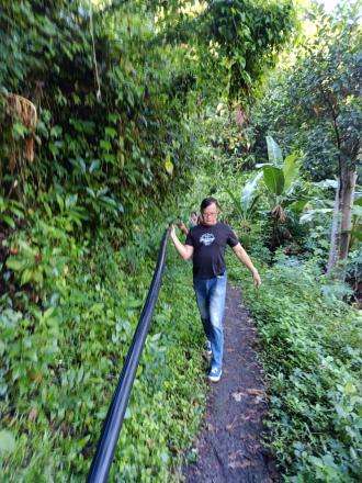 Pemasangan pipa HDPE